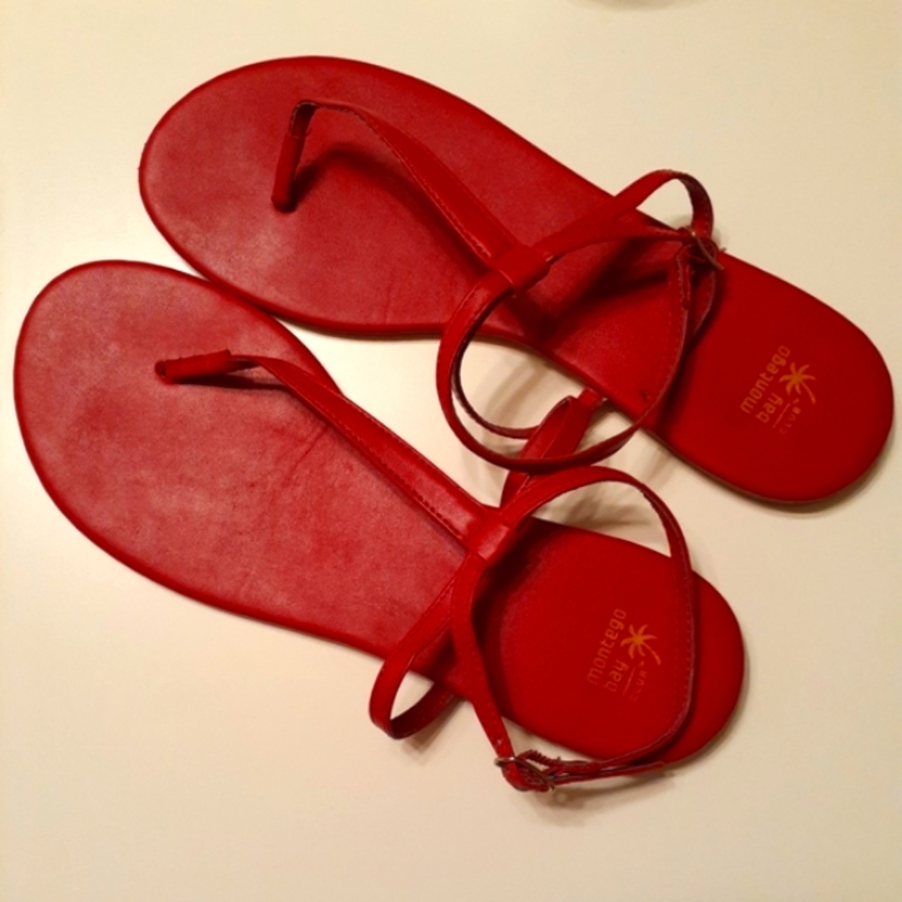 Red sandals - Picture 2 of 4